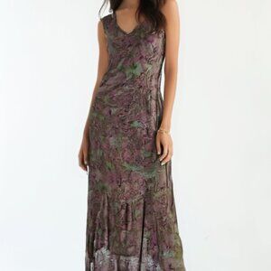 💕 Swift originals Floral Sleeveless Maxi Dress L